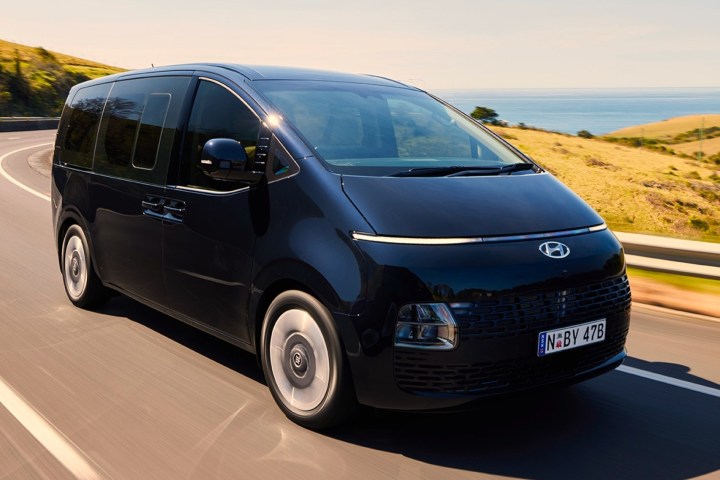 a car parked on the side of a road