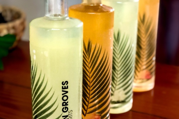 a bottle of wine on a table